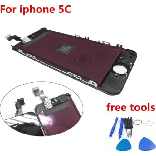 100% Tested AAA Quality LCD Display + Touch Screen Digitizer Assembly Replacement Accessories For iphone 5C