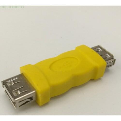 300pcs/lot USB 3.0 USB 2.0 Adapter Connector Type A Female To Female Coupler Changer Connector Durable for PC Laptop Computer