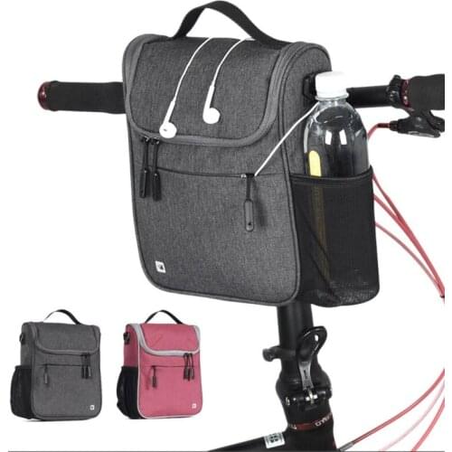 5L Bike Bag Large Capacity Handlebar Front Tube Bag Bicycle Pocket Shoulder Backpack Cycling Bike Accessories