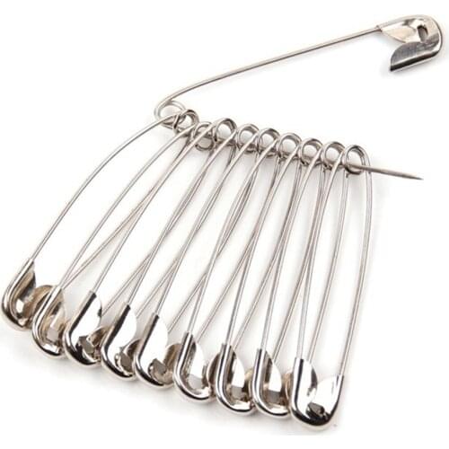 200pcs/lot 19/26/36/45/55mm Brooch Pins DIY Brooch Fit Charms Golden Silver colors Jewelry Findings Accessories B28