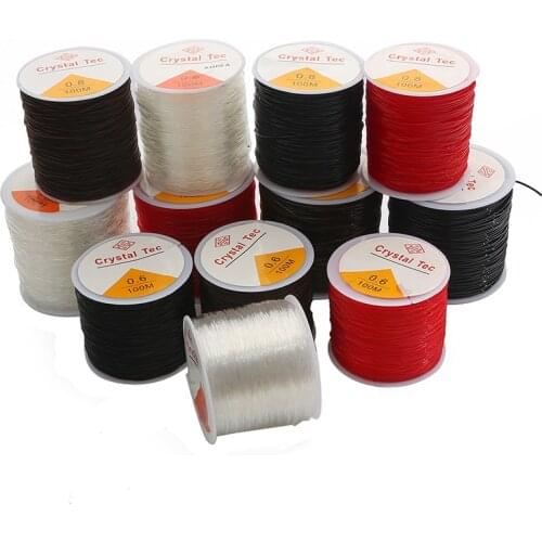 Stretchy Crystal Tec Elastic Cord Thread Jewelry Accessories Korea Beading Line Fit Beads DIY Bracelets Necklace Jewelry