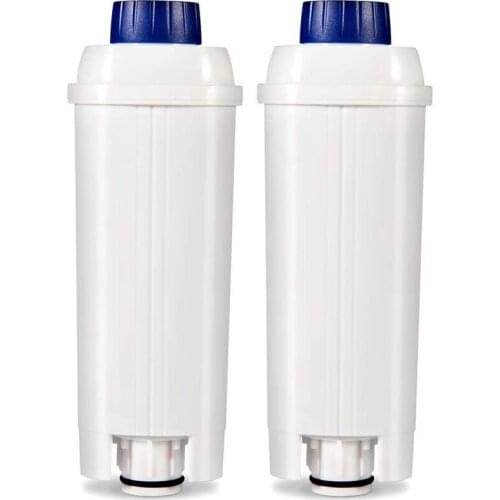 EAS-2 Pack of Coffee Machine Filter for DELONGHI DLSC002 ECAM, Esam, ETAM, BCO, EC with Activated Carbon Softener