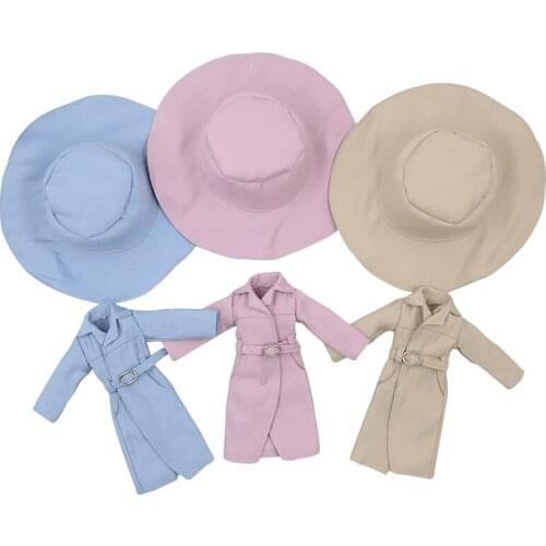 ICY DBS Blyth Doll ICY DBS Blyth DollICY factory 1/6 bjd clothing dress with hat high quality DBS doll toys gift