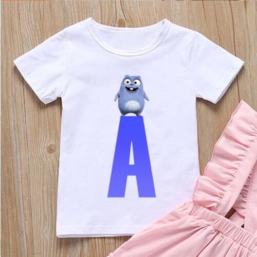 2021 hot sale kids tshirt cute grizzly bear and lemming cartoon print kids clothes summer Harajuku t-shirt for boys/girls tops