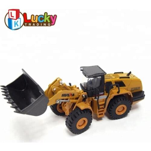 Hot Sale 1:50 Alloy Car Diecast Model mini Bulldozer Toy Boys Girls Lovely Electric Excavator Alloy High Quality