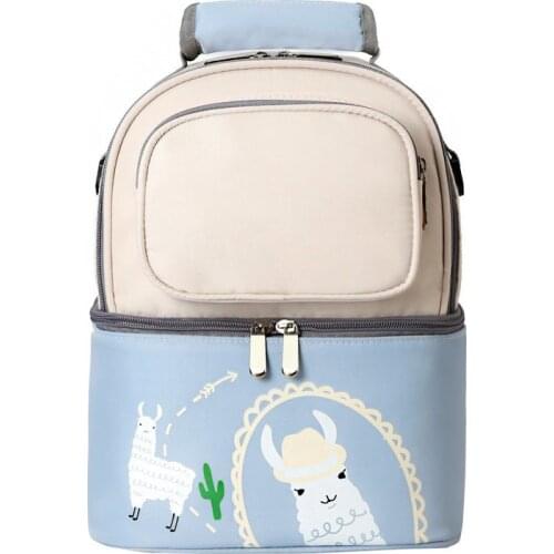 Fashion Women Backpacks Oxford Waterproof Mommy Baby Care Backpacks Cartoon Print Nursing Bag for Baby Diaper Bags Female Bags