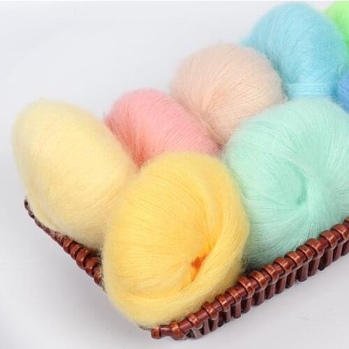 Mohair Yarn Plush Cashmere Yarn Plush Wool Cashmere Yarn For Hand Knitting Crochet Thread DIY Shawl Scarf Yarn