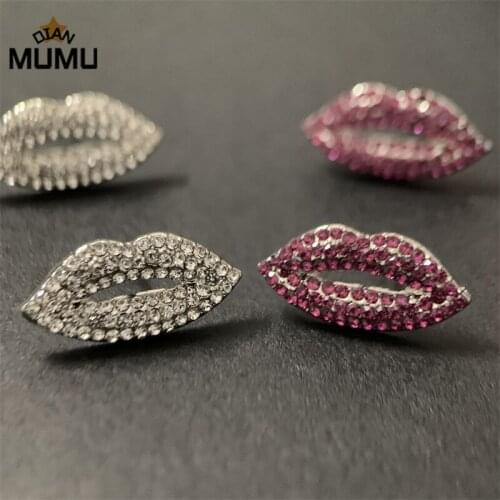 New Lip Pearl Pendant Temperament Asymmetry Earrings Luxury Brand Monaco For Women Fashion Jewelry Gift