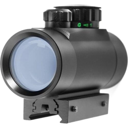 Optical Holographic 1X40RD Hunting Red Green Dot Infrared Rifle Scope 11/20mm Mount Tactical Airsoft Collimator Scope Telescope