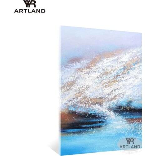 Hotel artwork canvas paintings for wall decoration Hand drawn acrylic oil painting for living room sofa Entrance no framed