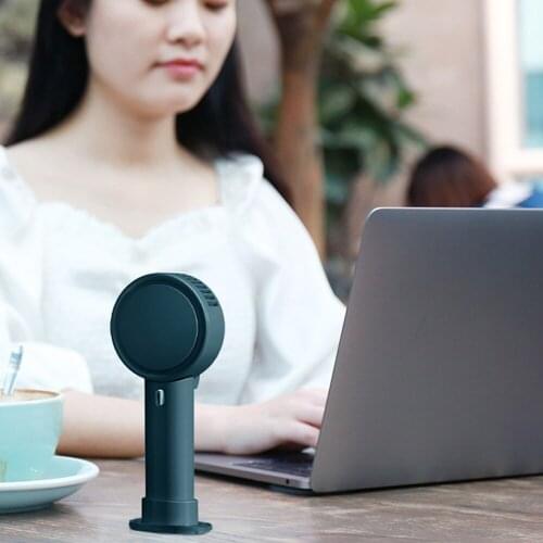 Mini Handheld Fan Portable Desktop Leafless Personal Fan Cooling, Fast Battery Charging, Suitable For Outdoor Travel And Office