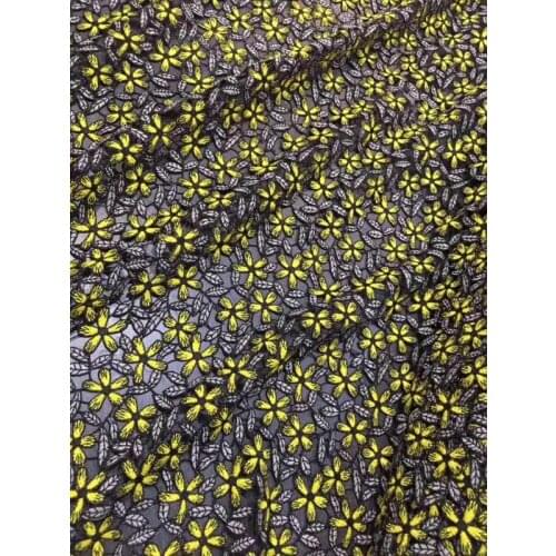 Skin friendly Top Class Neat embroidery Guipure lace Very soft African cord fabric Nigerian Ghana Dubai celebration sewing DY1