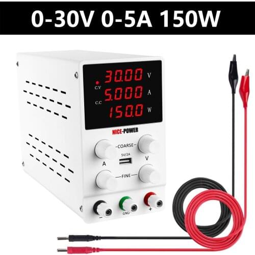 Digital Switching Current Stabilizer 30v 10a 60v 5a Adjustable Voltage and Vurrent Regulator DC Lab Power Supply For Phone