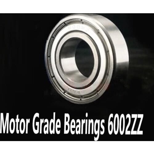 1pcs/lot 6002ZZ Deep Groove Ball Bearing Motor Grade Bearings 6002-ZZ 6002ZZ 15 *32*9mm 15 *32*9 Bearing Steel Material