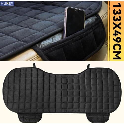 Universal Car Seat Covers Winter Keep Warm Breathable Seat Protector Rear Seat Cover Cushion Pad Mat Accessories Non Slide Auto