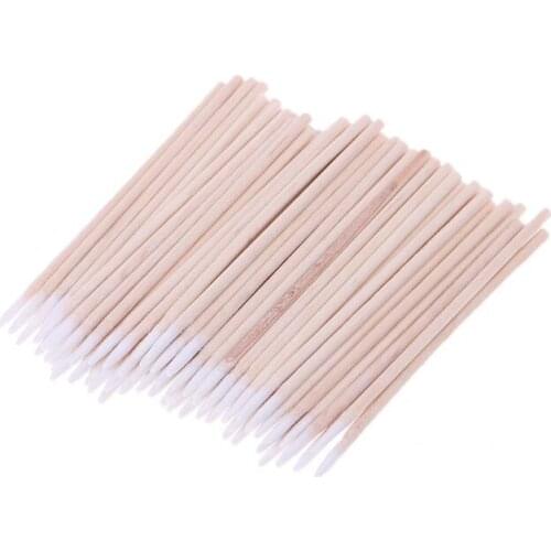 W3JA 100pcs/pack Cotton Swabs Cleaning Tools for iphone Charging Port Headphone Hole Cleaner Phone Repair Tools