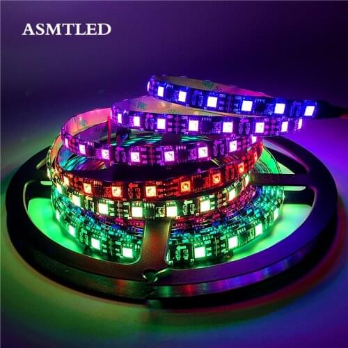 100% High Quality WS2811 12V 30/60 Leds/m White/Black PCB IP30/IP65/IP67 Waterproof 5m 5050 RGB Pixel LED Strip light