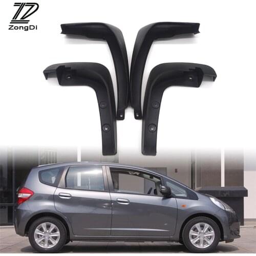 ZD Car Mudflaps Fit For Honda Fit / Honda Jazz 2011 2012 2013 Hatchback Mudflap Accessories Front Rear Mudguards Fenders
