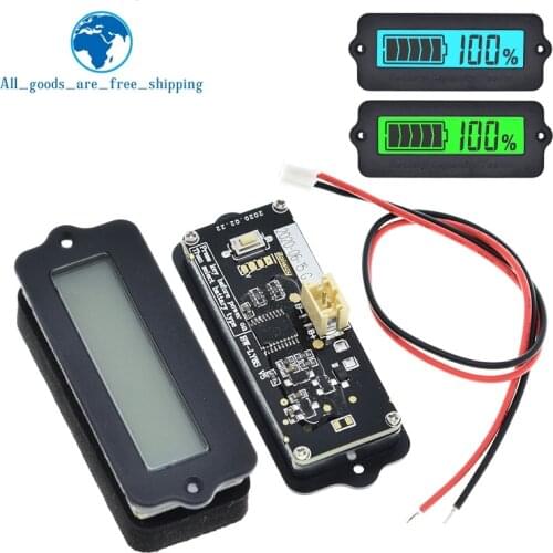 12V LY6W Lead Acid LiPo Battery Capacity Indicator LCD Display Battery Capacity Meter Power Detect Digital IC Tester Voltmeter