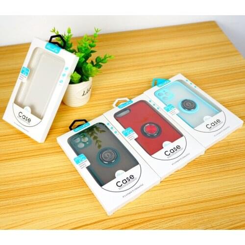 200Pcs Paper Cell Phone Case Package Clear Window Pack Box With Tray Mobile Phone Shell Packaging Box For 12 12Pro Max