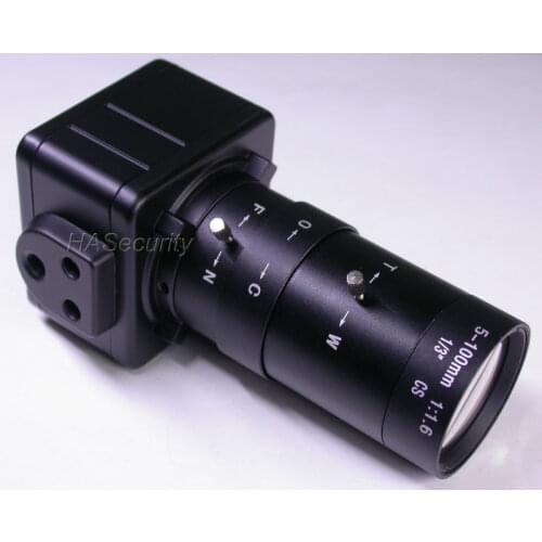 20x) 5-100mm Manual Zoom IPC (720P) 1/3" SONY Exmor IMX225 Hi3518 CCTV IP camera module Box Style with Built-in IRC filter