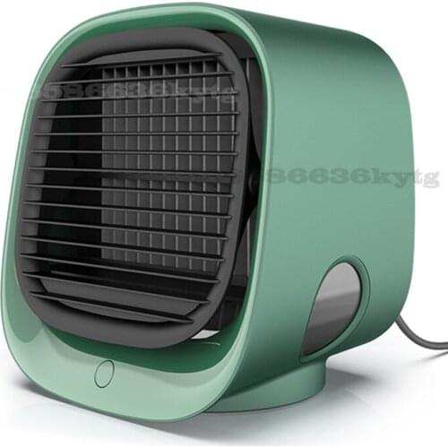 5V Table Cooling Fan Mini USB Charging Fan Humidifier Portable Office Household Air Conditioning Fan 3 Gear Adjustable