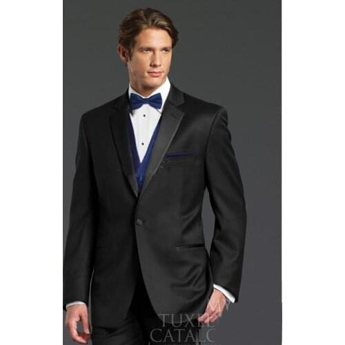 Free shipping Custom Single- High quality wedding dress the groom wear a suit(Jacket+ Pants+Waistcoat)