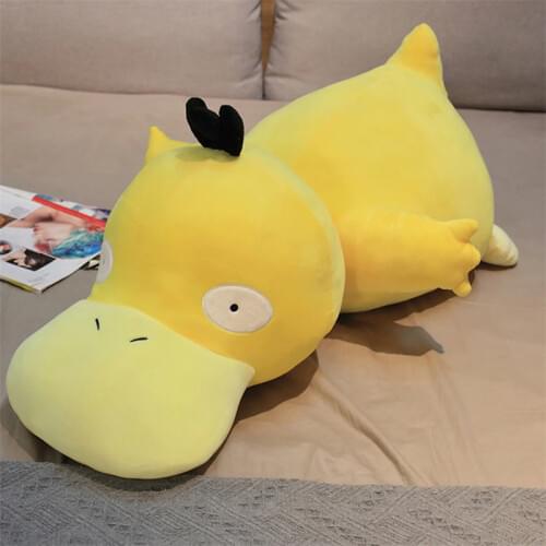 Big Size Kawaii Psyduck daze Yellow duck plush soft pillow Home decoration sofa doll toys for Children girlfriend gift