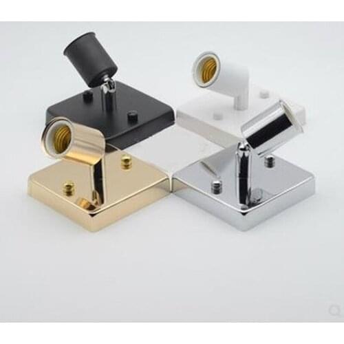 180 degrees steering DIY art loft ceiling lamp holder Rectangular wall Kitchen E27 lighting Fixture for living room bar bathroom