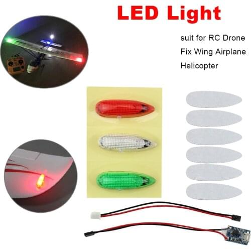 FPV RC Drone LED Flash LED Position Wireless Light for RC Fix Wing Aircraft Airplane Helicopter DIY Parts With Charging Cables