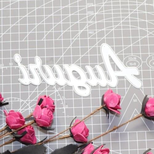 Italian Words Auguri Letter Metal Cutting Dies For Scrapbooking Craft Die Cut Card Making Embossing Stencil 2021 New