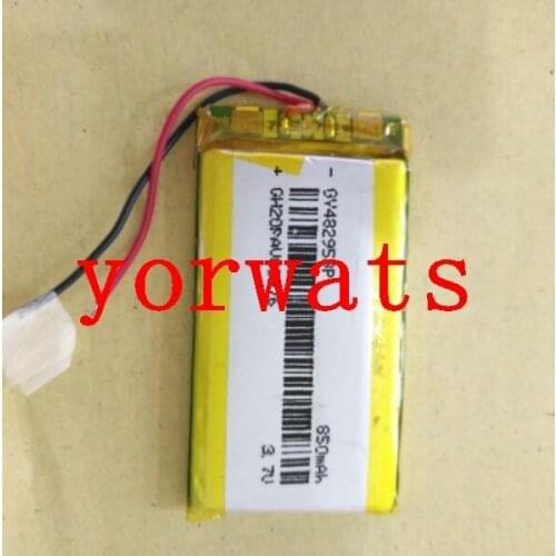 New Hot A Rechargeable Li-ion Cell 3.7V lithium polymer battery 482953 850mah direct sale