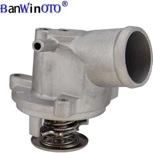 Upgraded Aluminium Engine Thermostat Housing Coolant Pipe Fit For Mercedes-Benz 1994-2004 W202 W124 W210 W163 R170 1112030875