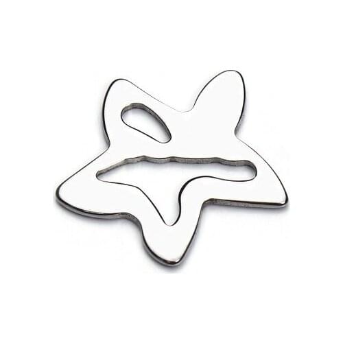 20pcs/lot 18mm round stainless steel Connector Metal Alloy Pendant For DIY bracelet Jewelry Making fg4s