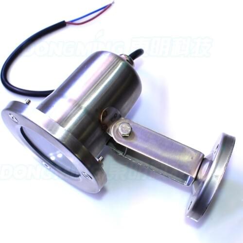 Underwater fountain lights stainless shell IP68 waterproof spotlight red green blue fish tank aquarium led swimming pool lights