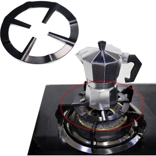 Durable Steel Moka Pot Coffee Maker Support Shelf Simmer Ring for Gas Stove