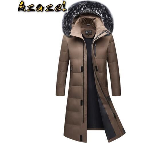 Azazel Down Jacket Men Thick Mens Clothing Coat Male Winter Clothes 5XL 6XL Mens Jackets Large Fur Collar Parkas Ropa LXR590