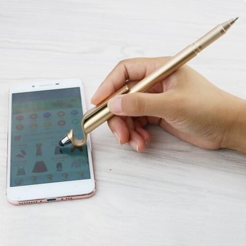 SIANCS 3 in 1 Desk Phone Holder for iPad iPhone 5 6S 7 Samsung Tablet Multi-function Capacitive Screen Stylus Touch Pen