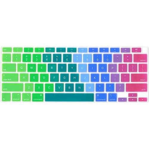Silicone English Keyboard Cover Skin Laptop Keyboard Protector for MacBook Air 13 2020 A2179 Touch ID US Version