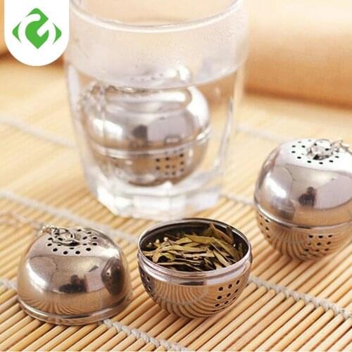 1Pcs Stainless Steel Tea Infuser Sphere Locking Spice Tea Ball Strainer Mesh Infuser Tea Filter Strainers Kitchen Accessories GY