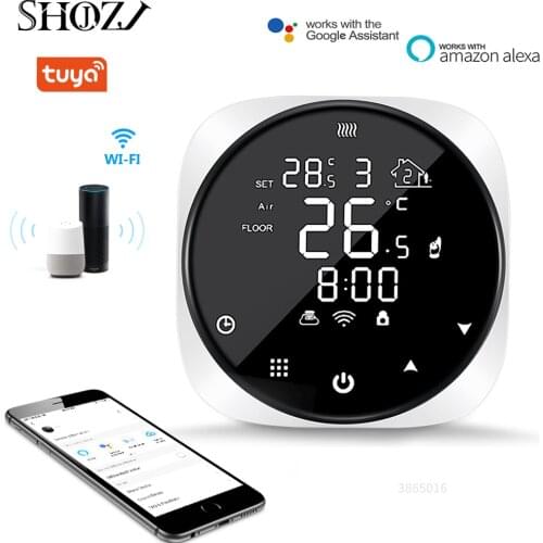 TUYA Smart Thermostat for Water Electric Floor Heating Gas Boiler Temperature Remote Controller Works with Alexa Google Home