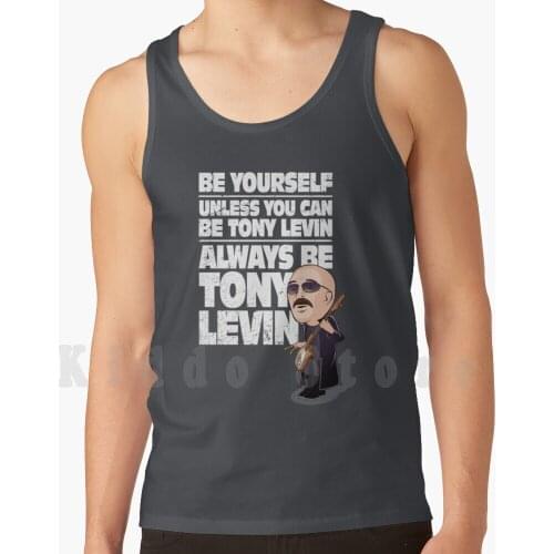 Always Be Tony Levin tank tops vest 100% Cotton Bass Guitar Tony Levin Peter Gabriel King Crimson Stick Stickmen
