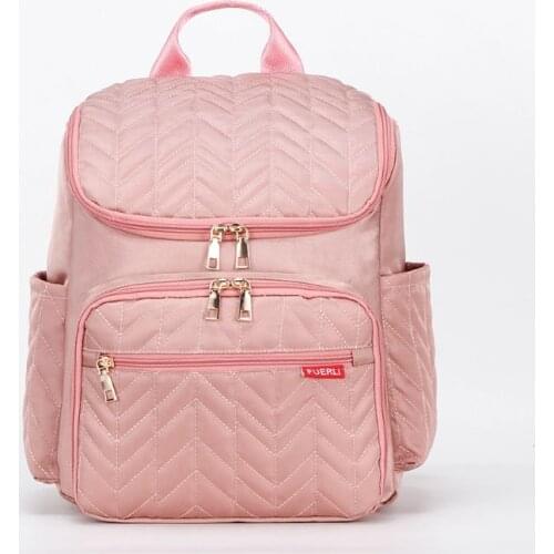 Y166 Maternity Nappy Baby Diaper Bag Multi-Function Mummy Bags Travel Backpack with Changing Pad