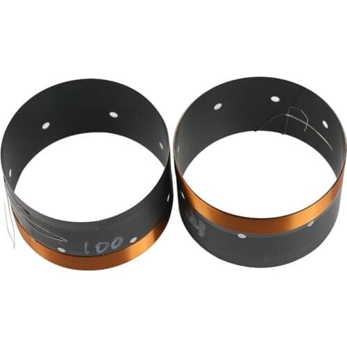 100mm Bass Voice Coil Woofer Repair Parts 8ohm 102mm Voice Coil Black Aluminum High Power For 15-18 inch Subwoofer Speaker 2PCS