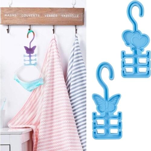 2 Styles Useful Mask Hanger Epoxy Resin Mold Storage Rack Holder Casting Silicone Mould DIY Crafts Jewelry Pendant Decorations M