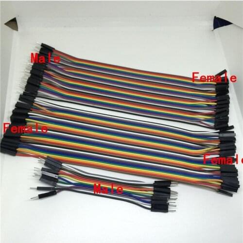 40PIN Dupont Line 10CM 20CM 30CM Female to Male and Female to Female Jumper Wire Dupont Cable for arduino DIY KIT Breadboard