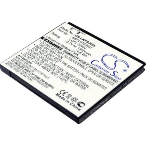 Cameron Sino 1300mAh battery for LG C729 Doubleplay G2X Optimus 2X 3D Speed P920 P920H P925 P929 P990 P999 Star Thrill 4G