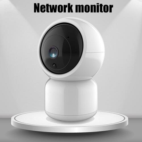 Wireless IP Camera 1080P High-Definition Night Vision Mobile Phone Remote 360-Degree Panoramic Home Network Monitor With Adapter
