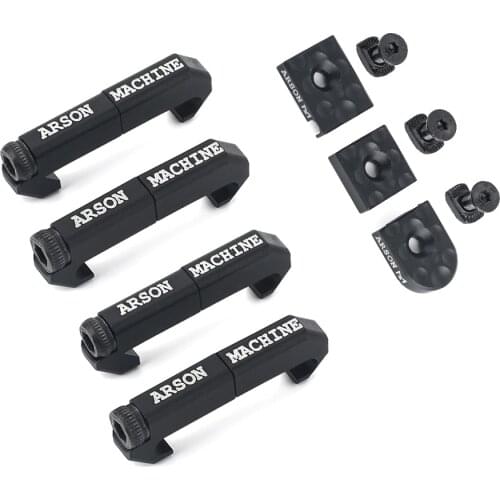 WADSN M-LOK Keymod WireGuide System 20mm Picatinny Cable Management Wires Clamp for DBAL-A2 PEQ15 Laser M300 M600 Flashlight