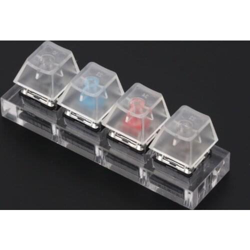 Gateron MX Switch Acrylic Mechanical Keyboards Switch 4 Translucent Clear Sampler Tester Kit Toys Stress Relief Gifts